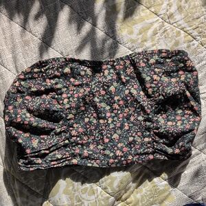 Free People Intimately Floral Strapless Top